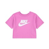 Παιδική Κοντομάνικη Μπλούζα Μωβ - Nike Club Boxy Εικόνα 