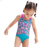 Speedo Digital Printed Πολύχρωμο - Παιδικό Ολόσωμο Μαγιό Εικόνα 