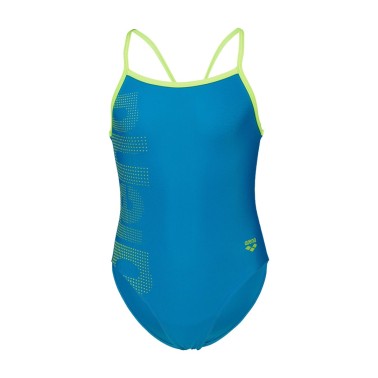 ARENA LOGO KIDS GIRL ONE PIECE 003605-800 Turquoise