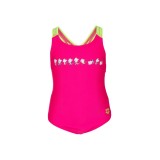 ARENA KIDS GIRL’S ARENA FRIENDS SWIMSUIT SWIM PRO BACK 005160-960 Fuchsia Image 