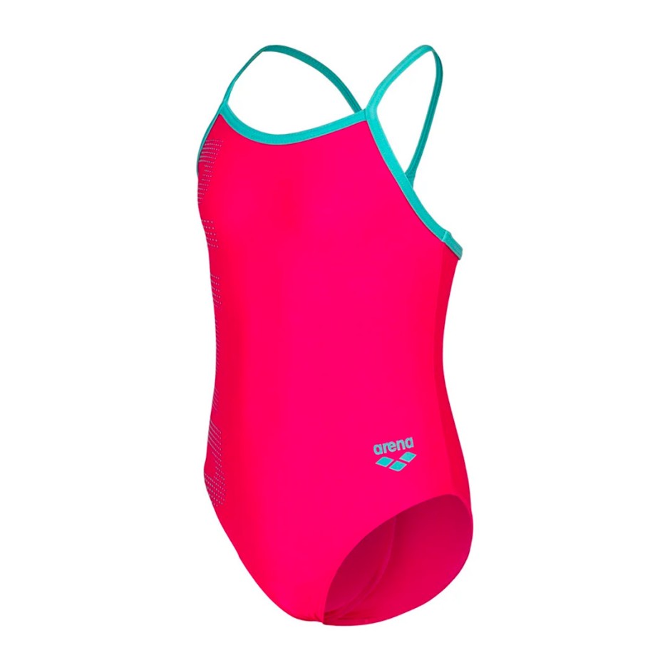ARENA LOGO KIDS GIRL ONE PIECE 003605-980 Fuchsia