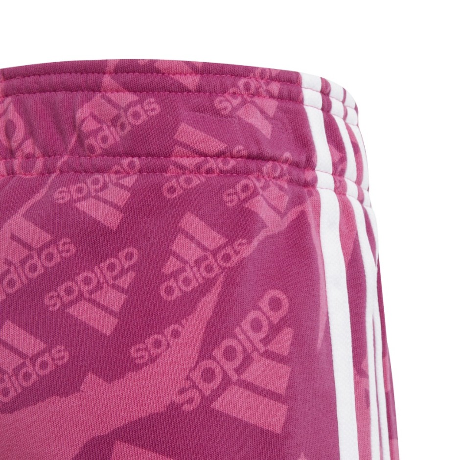 Παιδική Βερμούδα Φούξια - adidas Sportswear French Terry Camo Logo