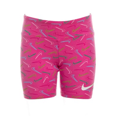 Παιδικό Κολάν Σορτς Ροζ - Nike Swoosh Logo