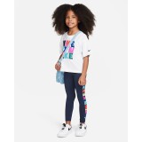 NIKE BLOCK LEGGINGS Μπλε Εικόνα 3