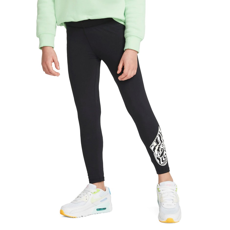 NIKE PRINTED LEGGINGS 36H495-023 Μαύρο