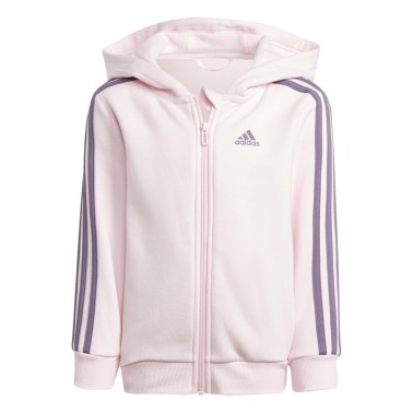 adidas Sportswear ESSENTIALS 3-STRIPES ZIP HOODIE Ροζ