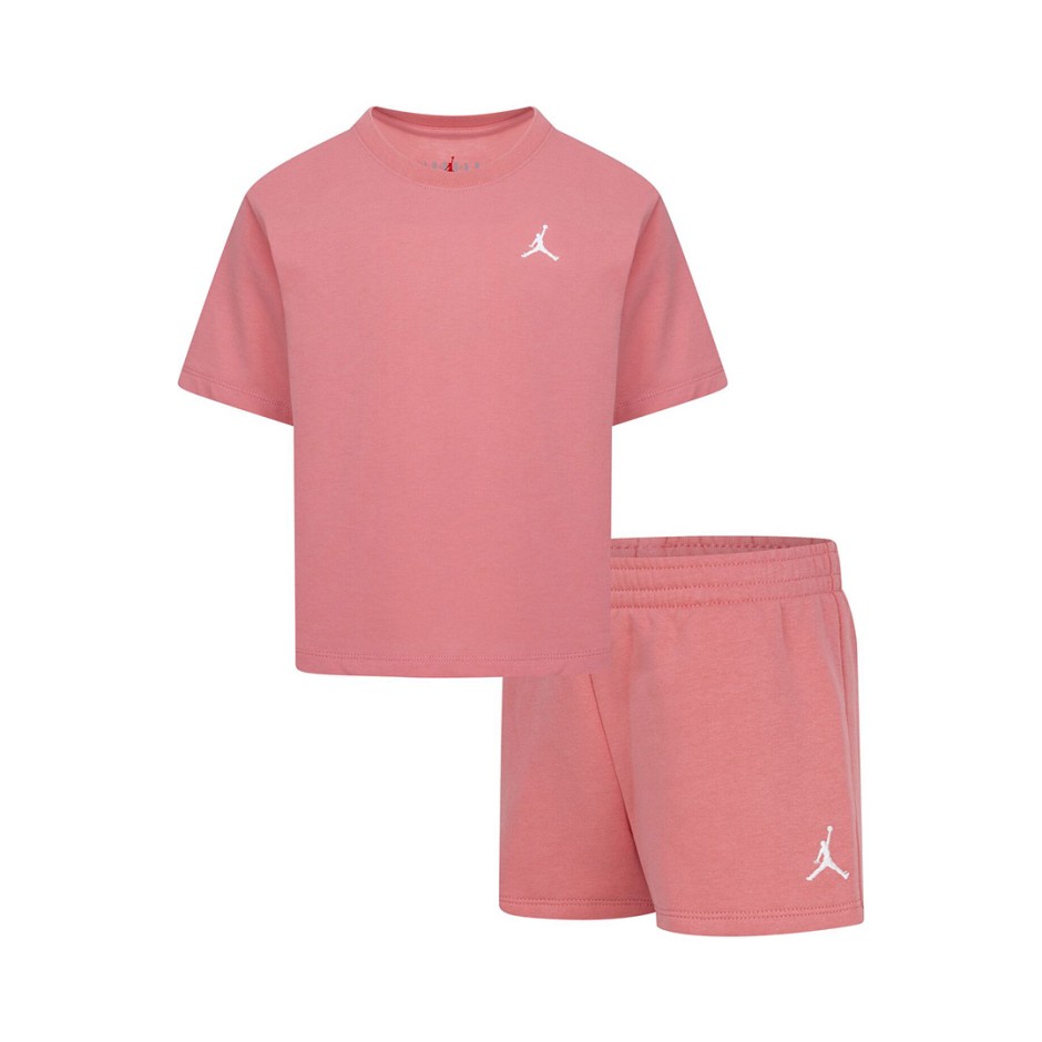JORDAN JDG BROOKLYN ESS FLC SHORT SET 3BD721-A0Y Pink