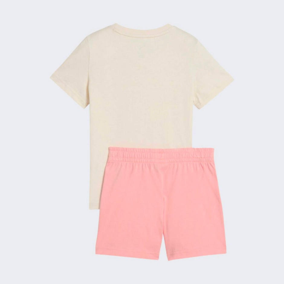 PUMA ESS NO. 1 LOGO TEE AND SHORTS SET PS 685240-87 Colorful