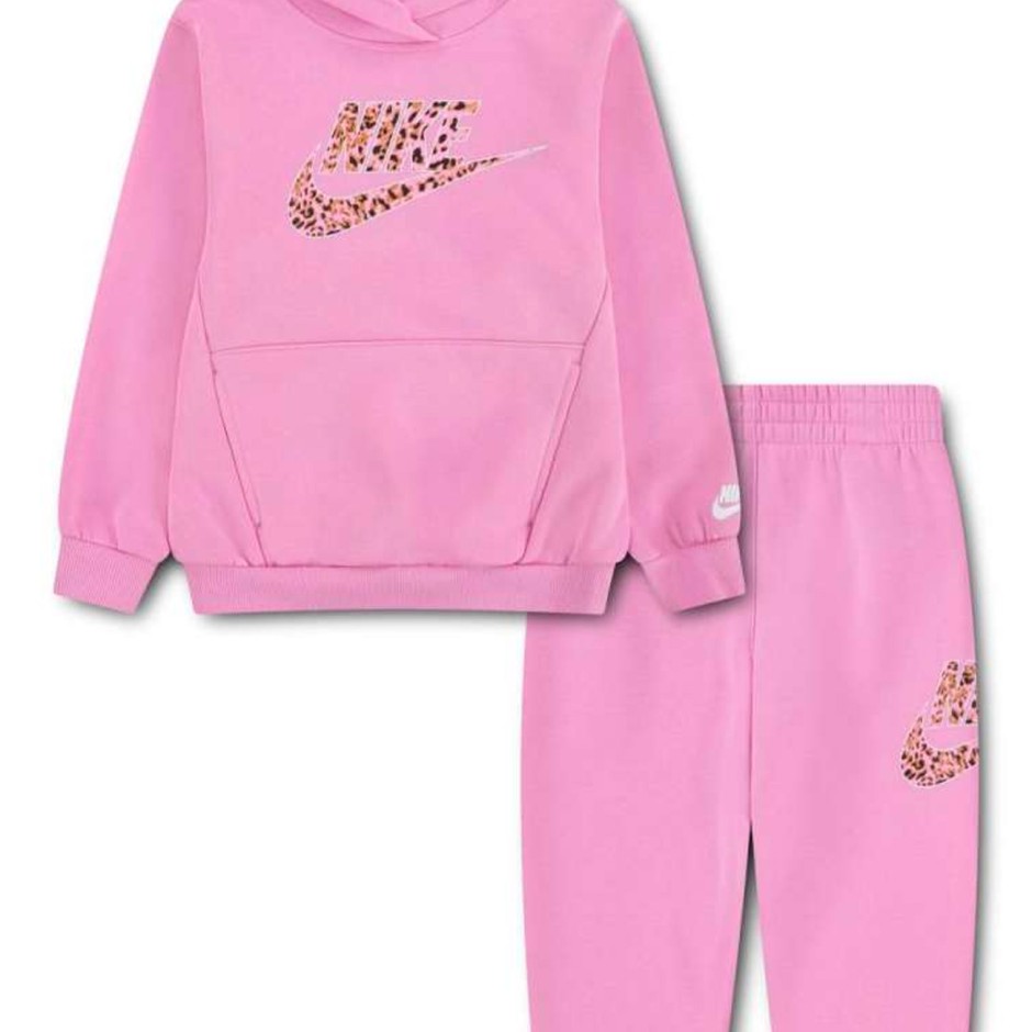 Παιδικό Σετ Φόρμας Ροζ - Nike Fleece