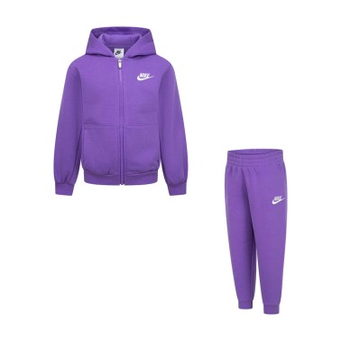 Παιδικό Σετ Φόρμας Μωβ - Nike Full-Zip Club