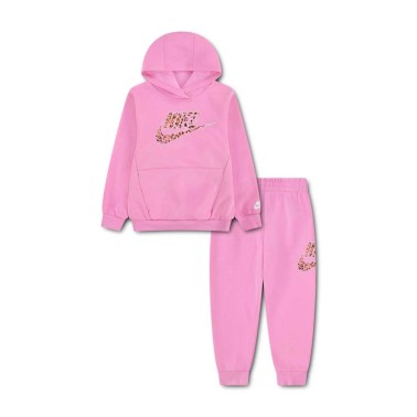Παιδικό Σετ Φόρμας Ροζ - Nike Fleece