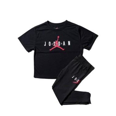 Jordan Sustainable Μαύρο - Παιδικό Σετ