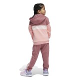 Παιδικό Σετ Ροζ - adidas Sportswear Tiberio 3-Stripes Colorblock Fleece Εικόνα 0