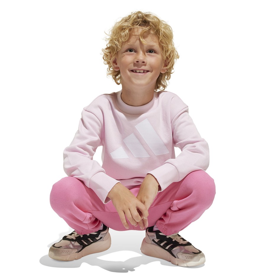 Παιδικό Σετ Φόρμας Ροζ - adidas Sportswear Essentials