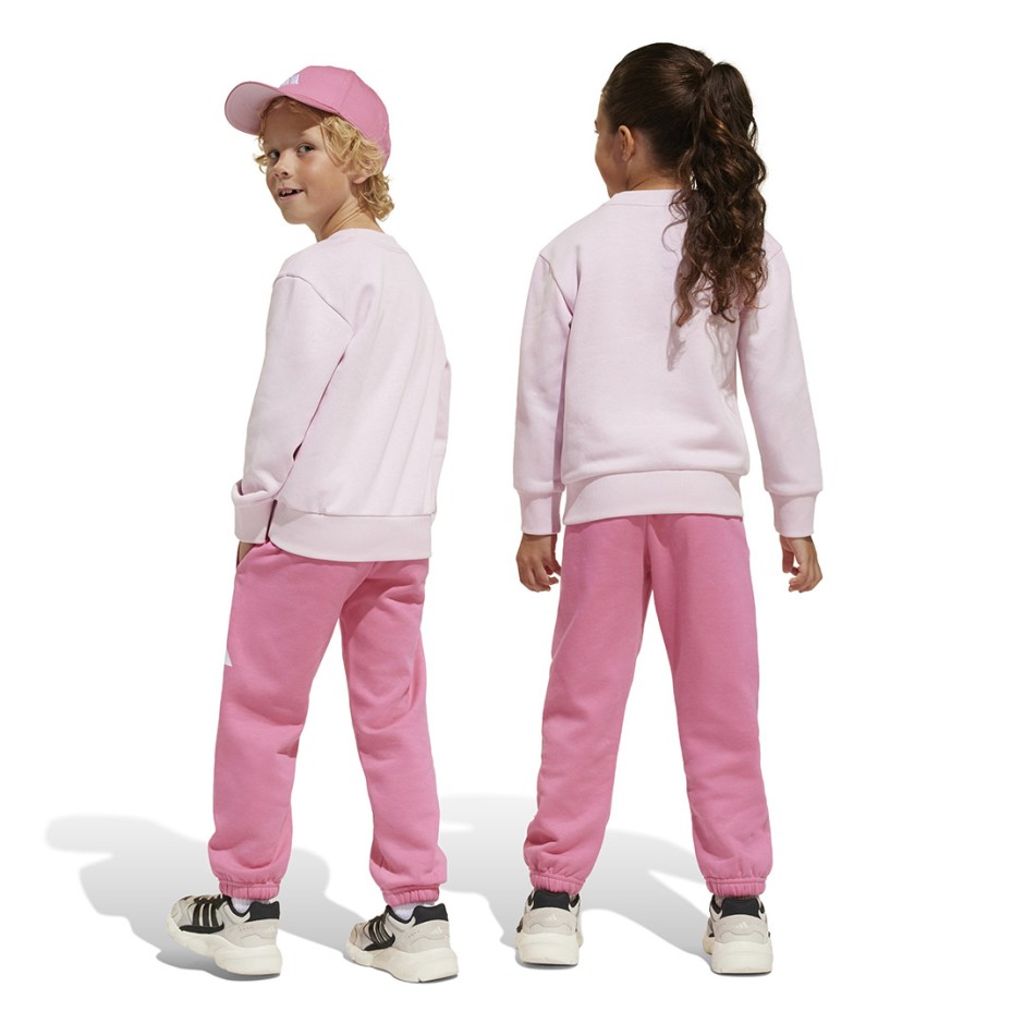Παιδικό Σετ Φόρμας Ροζ - adidas Sportswear Essentials