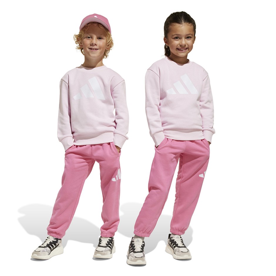 Παιδικό Σετ Φόρμας Ροζ - adidas Sportswear Essentials