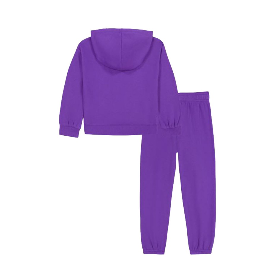 Παιδικό Σετ Φόρμας Μωβ - Under Armour Rival Fleece