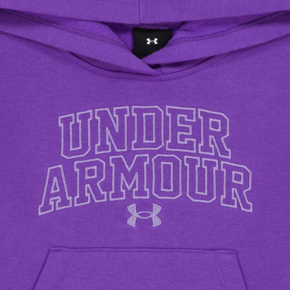 Παιδικό Σετ Φόρμας Μωβ - Under Armour Rival Fleece
