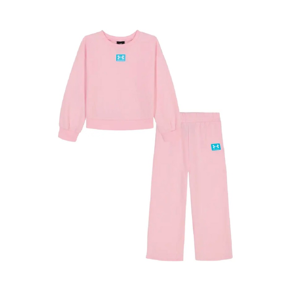 UNDER ARMOUR RIVAL FLEECE SETS 25UAFII87R-685 Pink