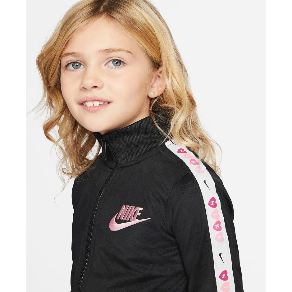 NIKE FULL ZIP JACKET AND PANTS 2 PIECE TRACK SET 36H658-023 Μαύρο