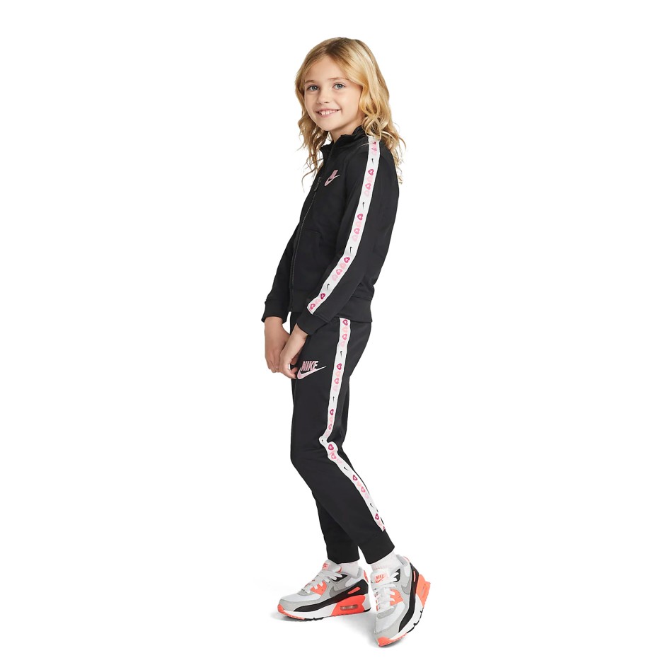 NIKE FULL ZIP JACKET AND PANTS 2 PIECE TRACK SET 36H658-023 Μαύρο
