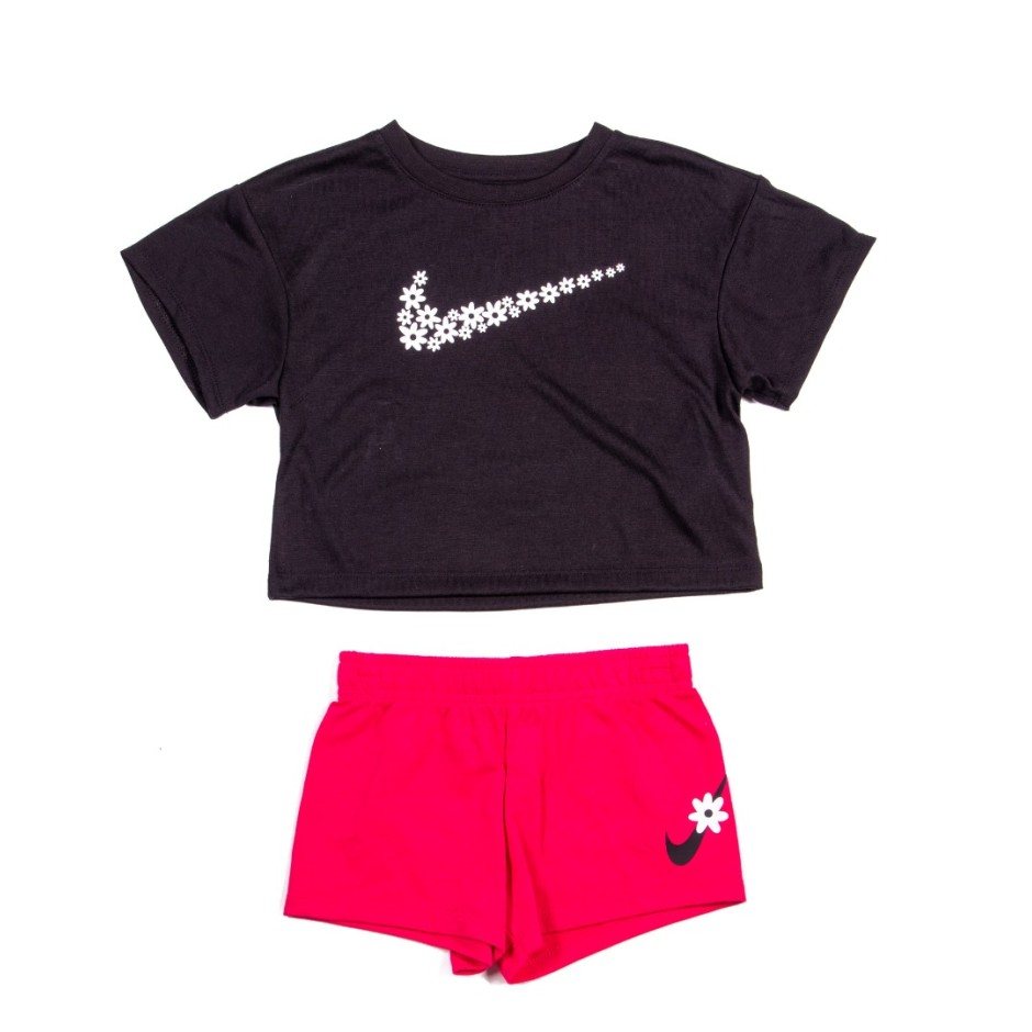 NIKE SPORT DAISY MESH SHORT SET 36J099-A4Y Colorful