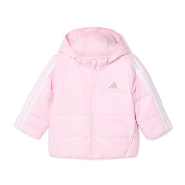 Βρεφικό Μπουφάν Ροζ - adidas Sportswear Essentials 3-Stripes Padded