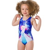 SPEEDO DISNEY FROZEN 1 PIECE 8-07970C784 Blue Image 1