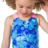 SPEEDO DISNEY FROZEN 1 PIECE 8-07970C783 Blue Image 1