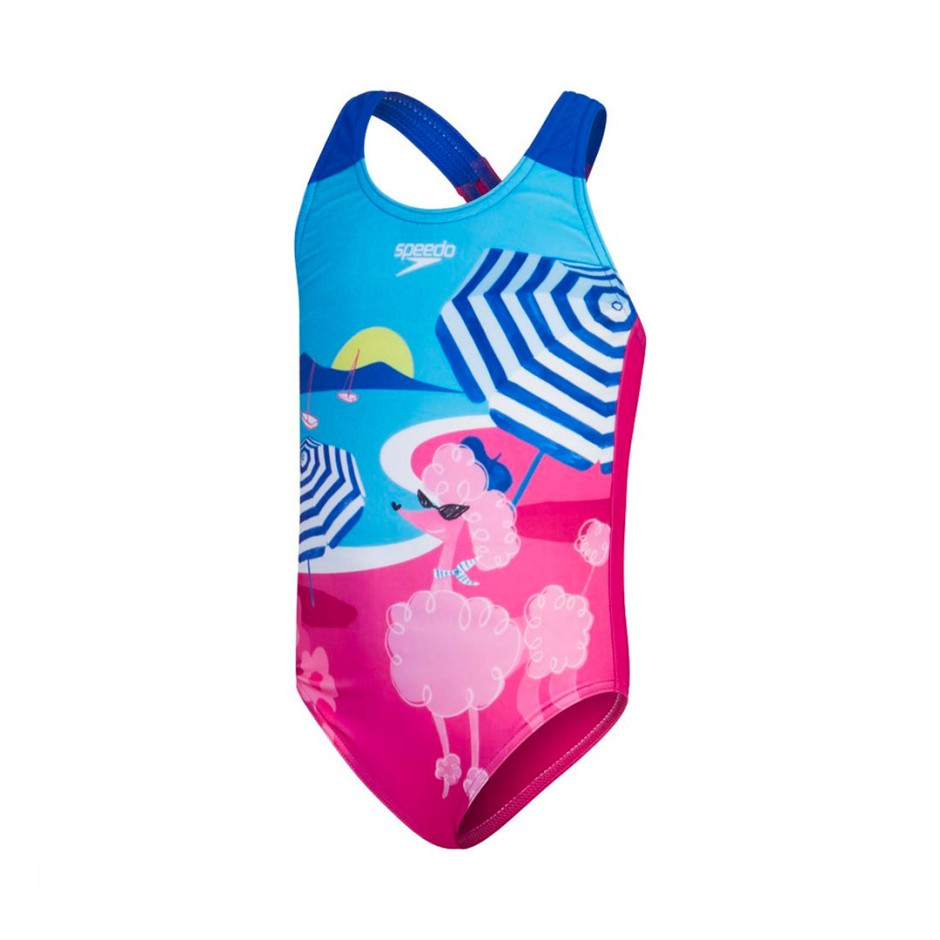 SPEEDO GIRLS DIGITAL PRINTED SWIMSUIT 8-00373916875 Colorful