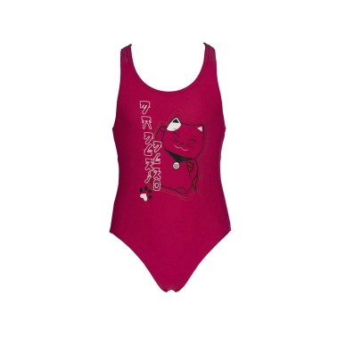ARENA MEMO KIDS GIRL ONE PIECE 003242-957 Φούξια