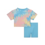 NIKE BOXY TEE & BIKE SHORT SET 16K457-F85 Colorful Image 0