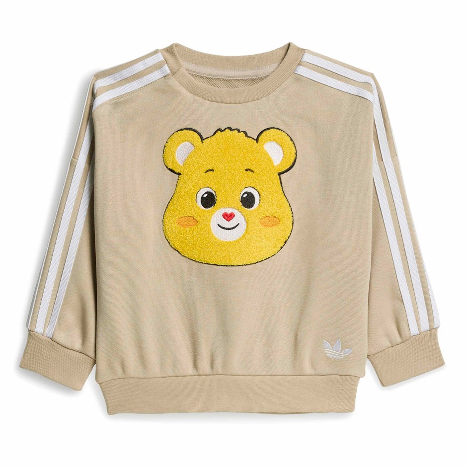 Baby Tracksuit Beige - adidas Originals Care Bears Loose Crew