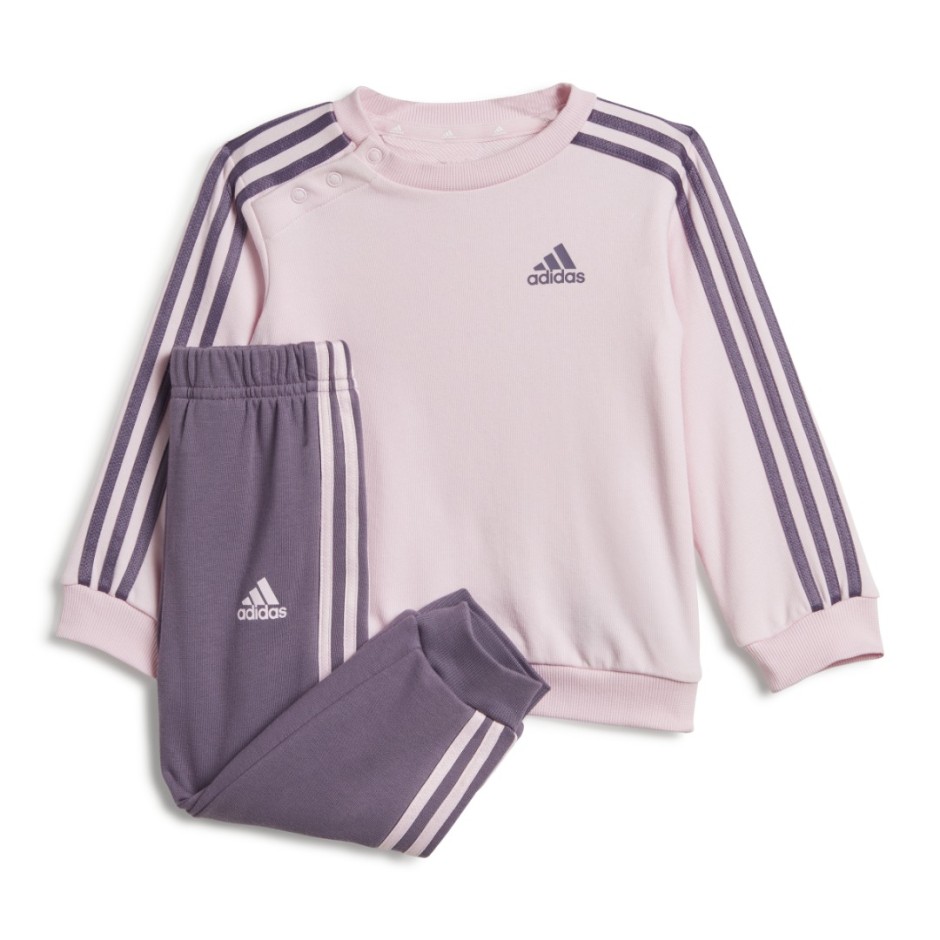 adidas Sportswear ESSENTIALS 3-STRIPES JOGGER SET Ροζ