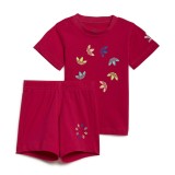 adidas Originals SHORT TEE SET HE6852 Fuchsia Image 
