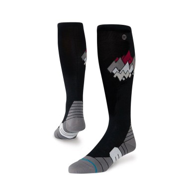 STANCE PEAKS UL WOOL SNOW A718D25PEA-BLK Black