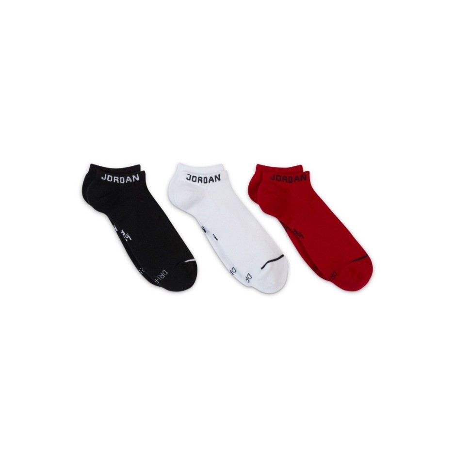 JORDAN JUMPMAN NO-SHOW 3PP SX5546-011 ΠΟΛΥΧΡΩΜΟ