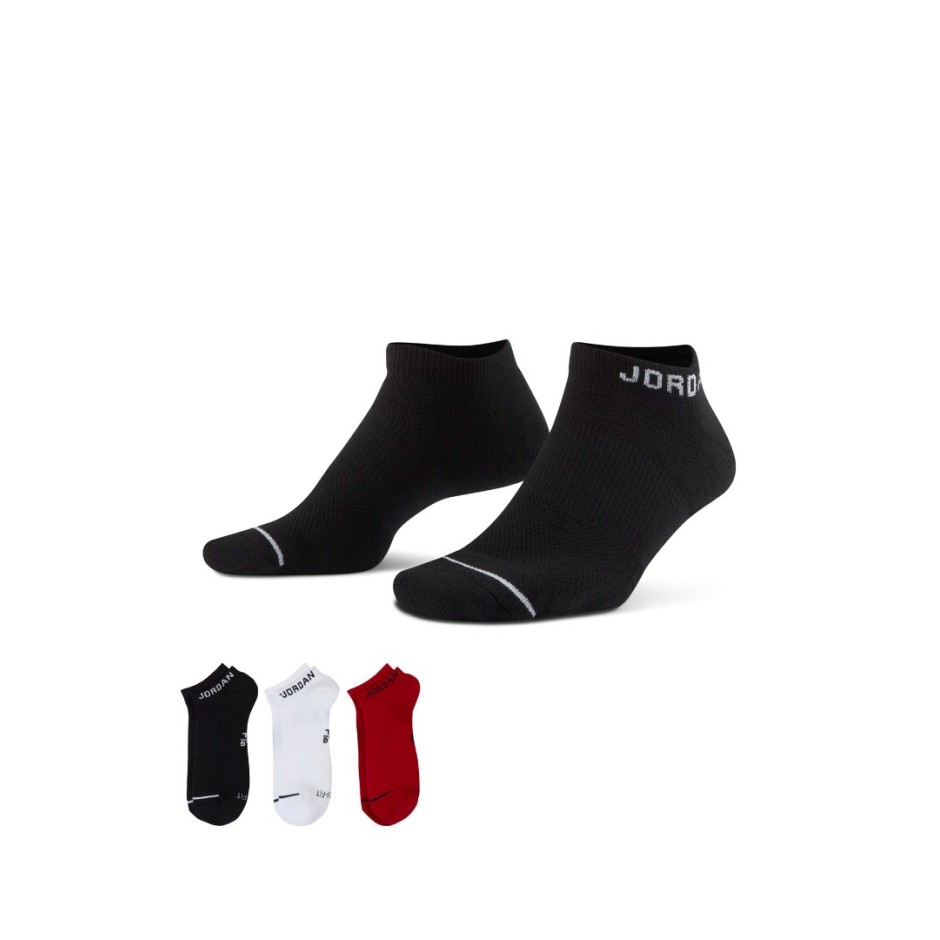 JORDAN JUMPMAN NO-SHOW 3PP SX5546-011 MULTI