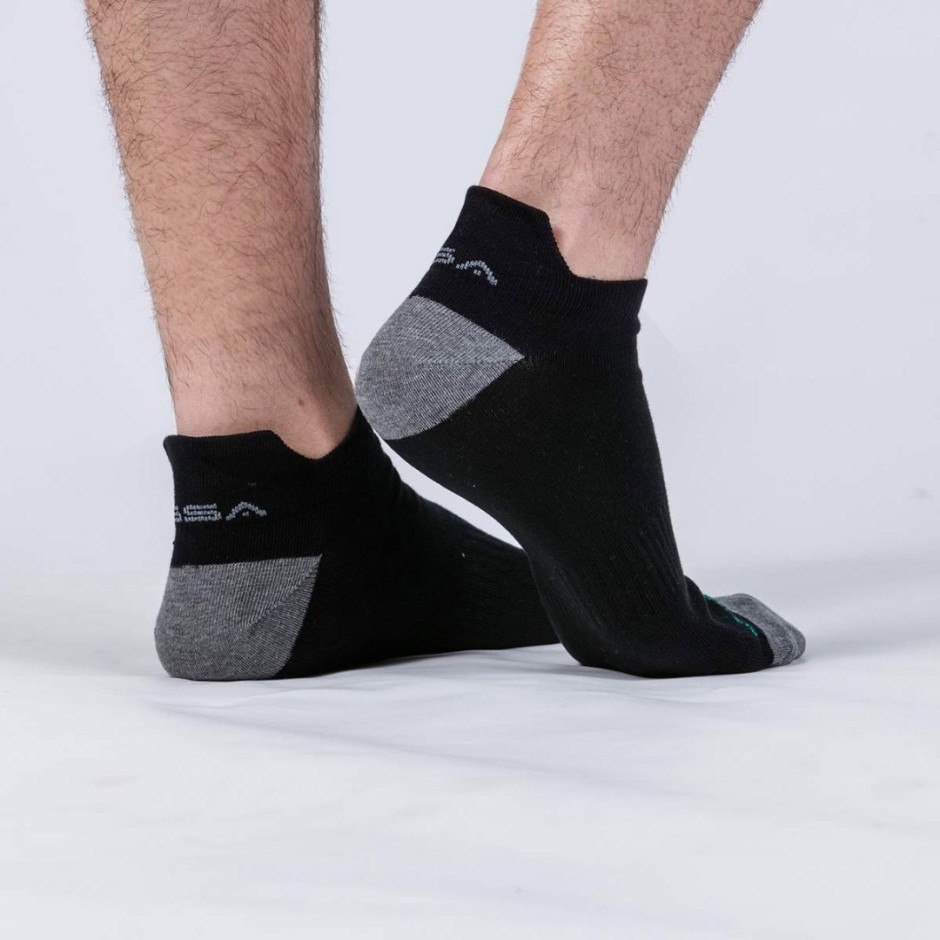 GSA ORGANICPLUS MENS ULTRALIGHT PERFORMANCE LOW CUT 6PACK Μαύρο