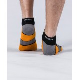 GSA HYDRO MENS EXTRA CUSHIONED HIGH PERFORMANCE LOW CUT 6PACK 8119110-BLACK/ORAN-YELL-BLUE Black Image 0