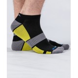 GSA HYDRO MENS EXTRA CUSHIONED HIGH PERFORMANCE LOW CUT 6PACK 8119110-BLACK/ORAN-YELL-BLUE Black Image 3
