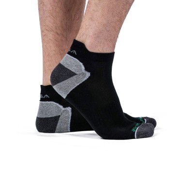 GSA ORGANICPLUS MENS ULTRALIGHT PERFORMANCE LOW CUT 6PACK 8119102-BLACK Black