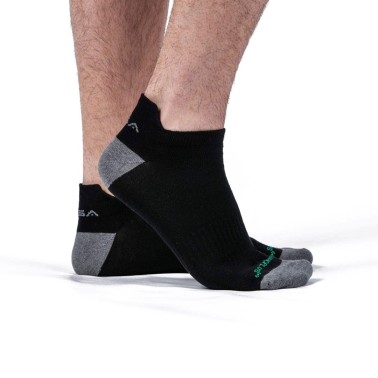 GSA ORGANICPLUS MENS ULTRALIGHT PERFORMANCE LOW CUT 6PACK 8119100-BLACK Black