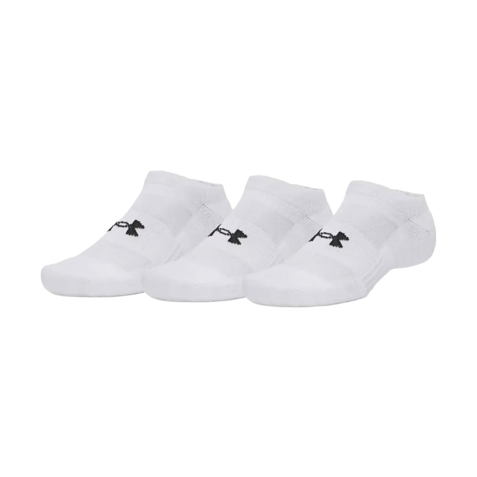 Κάλτσες Λευκές - Under Armour Performance Cotton 3-Pack No Show
