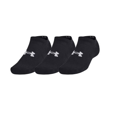 Κάλτσες Μαύρες - Under Armour Training Cotton 3-Pack No Show