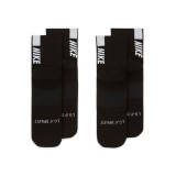 NIKE MULTIPLIER RUNNING ANKLE SOCKS SX7556-010 Μαύρο Εικόνα 0