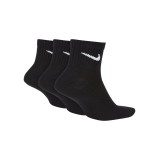 NIKE EVERYDAY LIGHTWEIGHT TRAINING ANKLE SOCKS SX7677-010 Black Image 0
