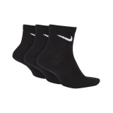 NIKE EVERYDAY LIGHTWEIGHT TRAINING ANKLE SOCKS SX7677-010 Black Image 1