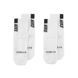 NIKE MULTIPLIER RUNNING ANKLE SOCKS SX7556-100 White Image 0