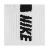 NIKE MULTIPLIER RUNNING ANKLE SOCKS SX7556-100 White Image 3
